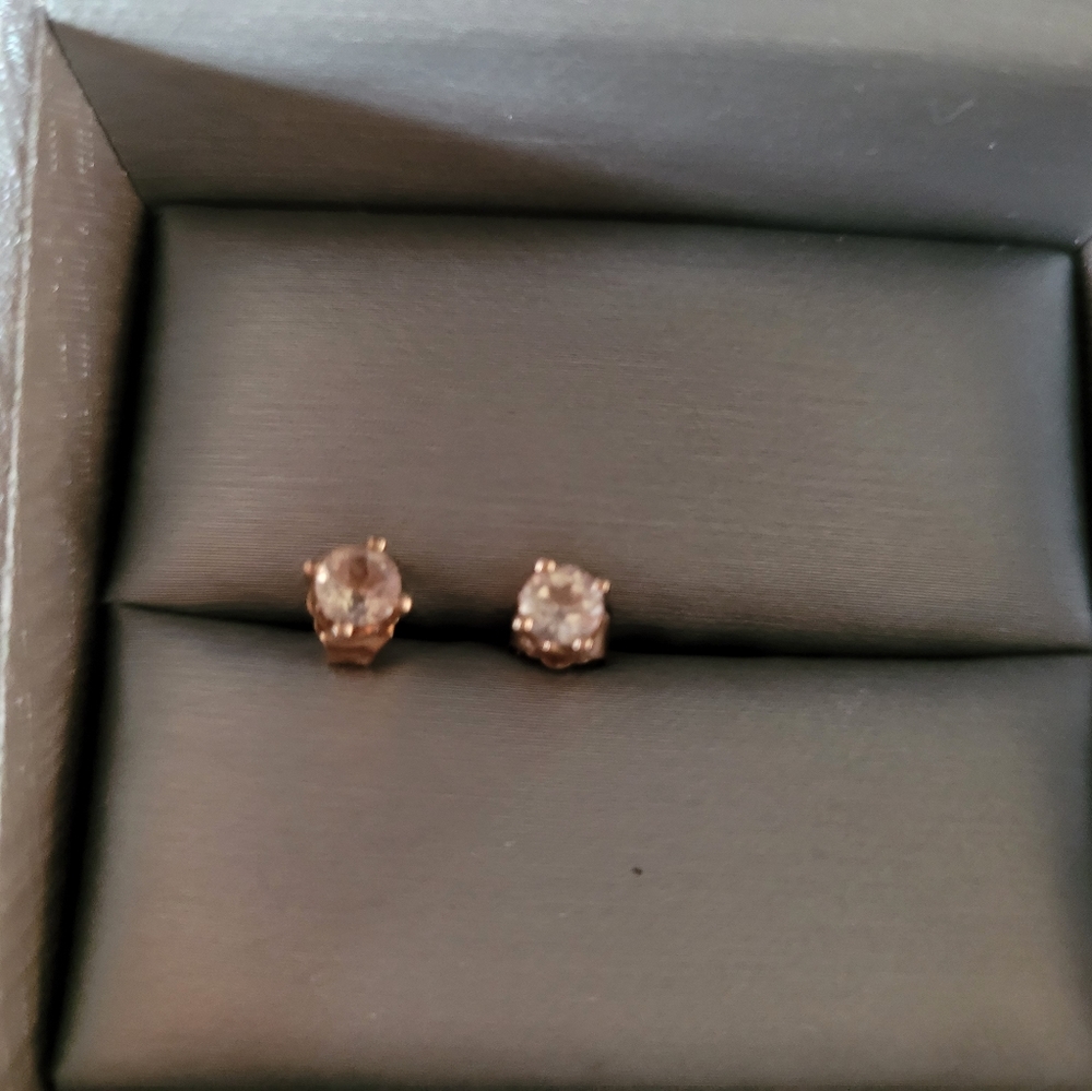 Michael Hill morganite studs